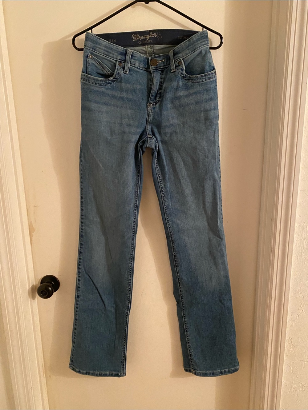 Wrangler Women’s Q Baby Light Blue Jeans